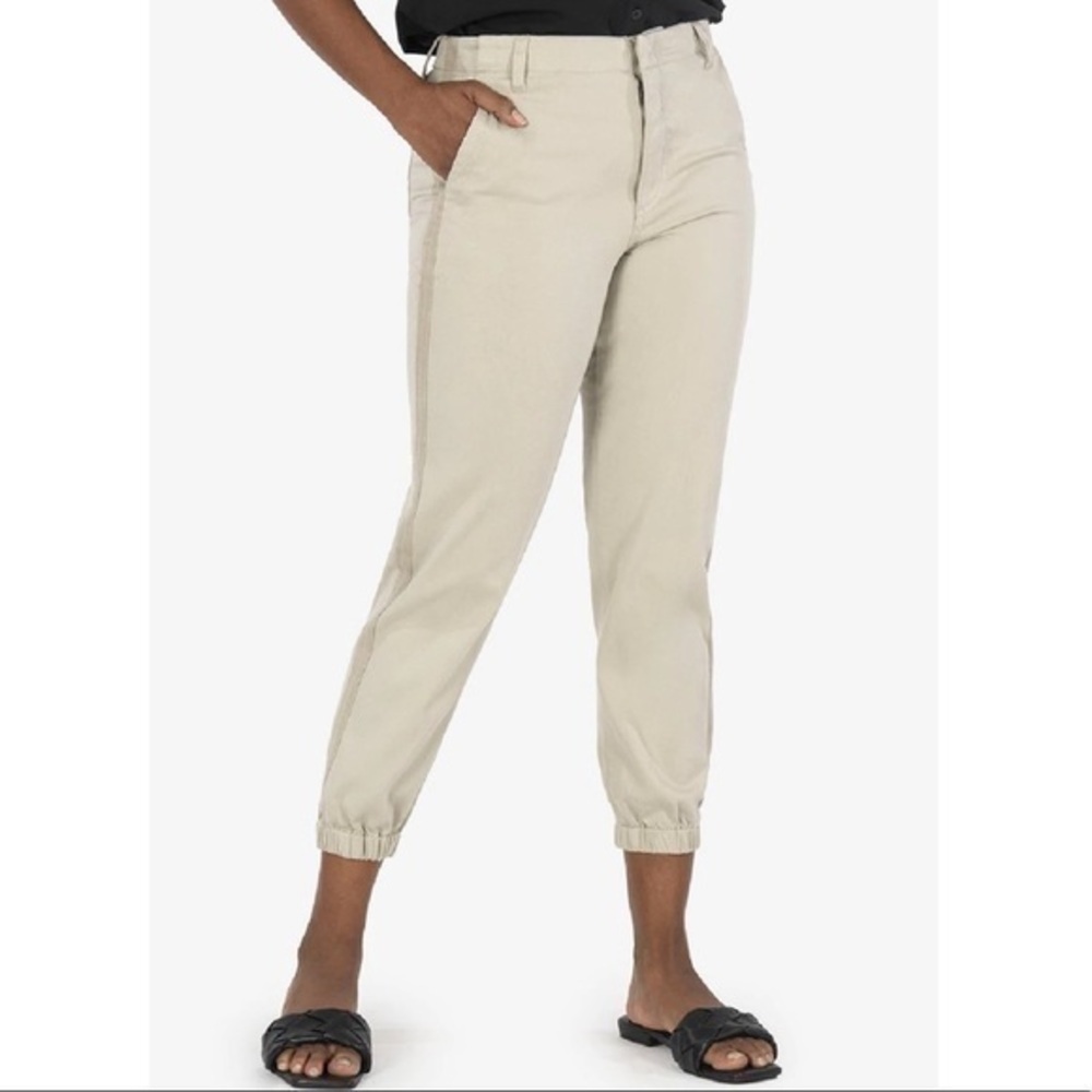 Kut High Rise Frida Slim Tarck Pant